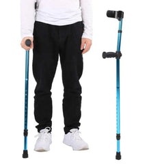 Adjustable Telescopic Underarm Cane Crutch Crutches Aluminum Alloy_1