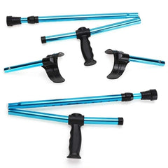 Adjustable Telescopic Underarm Cane Crutch Crutches Aluminum Alloy_4