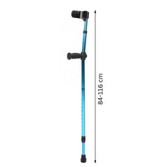 Adjustable Telescopic Underarm Cane Crutch Crutches Aluminum Alloy_7