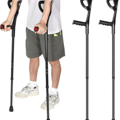 Forearm Canes Lightweight Arm Crutch Adjustable Ergonomic Comfortable on Wrist_2