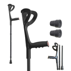 Forearm Canes Lightweight Arm Crutch Adjustable Ergonomic Comfortable on Wrist_3