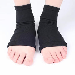 Soft Gel Heel Socks Arch Support Sleeve Cushioned Soft Elastic Gel Pad Fabric_0