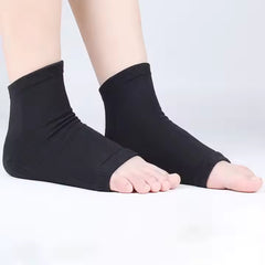 Soft Gel Heel Socks Arch Support Sleeve Cushioned Soft Elastic Gel Pad Fabric_2