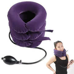 Inflatable Adjustable Cervical Traction Support Device Neck Stretcher_1