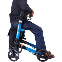 Anti Fall Adjustable Walking Aid for Elderly Rehabilitation Foldable Rollator_1