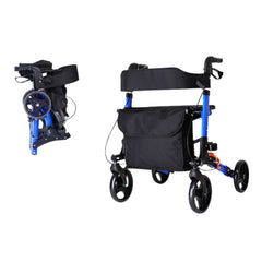 Anti Fall Adjustable Walking Aid for Elderly Rehabilitation Foldable Rollator_4