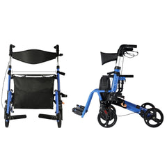 Anti Fall Adjustable Walking Aid for Elderly Rehabilitation Foldable Rollator_6