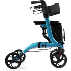 Walking Assist Rollator Walker Folding Pulley Training Mobility Aid Household_4