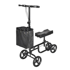 Knee Walker Foldable Seated Adjustable Folding Knee Scooter with Brake Basket_4