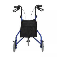 Folding Rollator Walker with Seat 3 Wheels Aluminum Alloy Elderly Rehabilitation_4