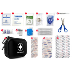 91 PCS Portable Emergency Medical First Aid Bag Kit For Household Outdoor_7