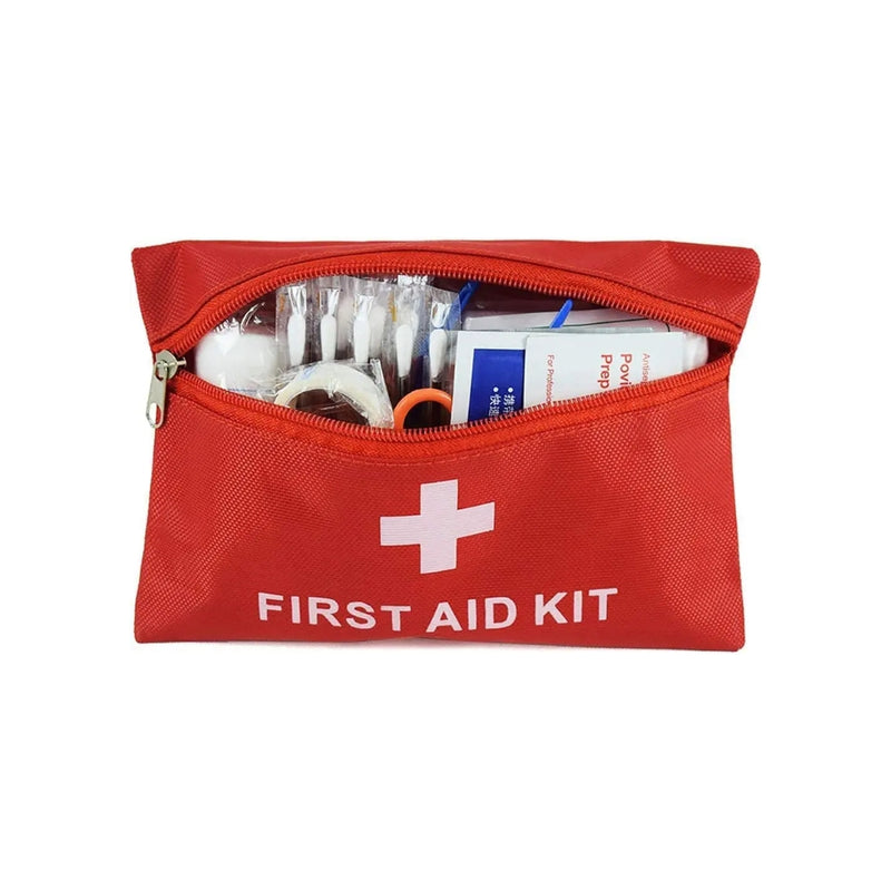 50pcs Set Portable First Aid Kit Red Car Emergency Kit Accessories_0