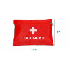 50pcs Set Portable First Aid Kit Red Car Emergency Kit Accessories_6