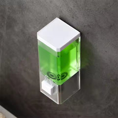 Manual Press Soap Dispenser Wall Hanging Transparent Soap Dispenser_2