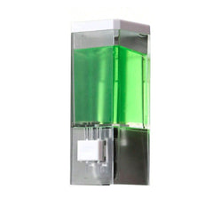 Manual Press Soap Dispenser Wall Hanging Transparent Soap Dispenser_4