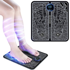 Remote EMS Foot Massager Pad Portable Electric Muscle Stimulation_0